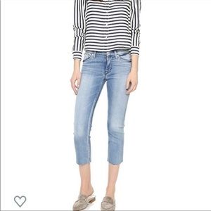 NWT Hudson Jeans Light Wash Fallon Crop Jeans